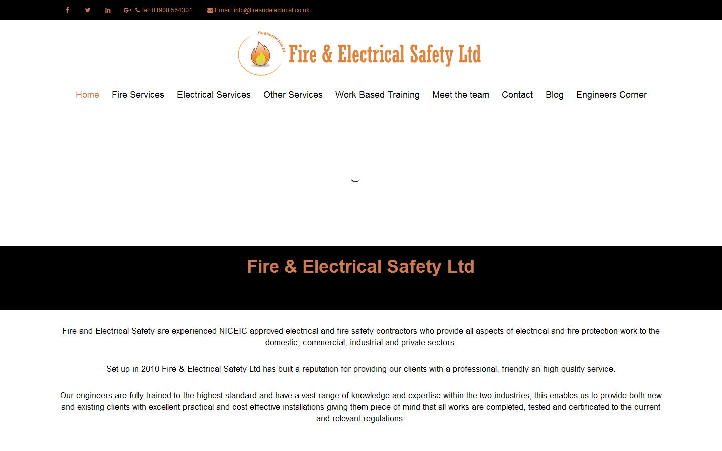 Fire & Electrical Safety Ltd Website
