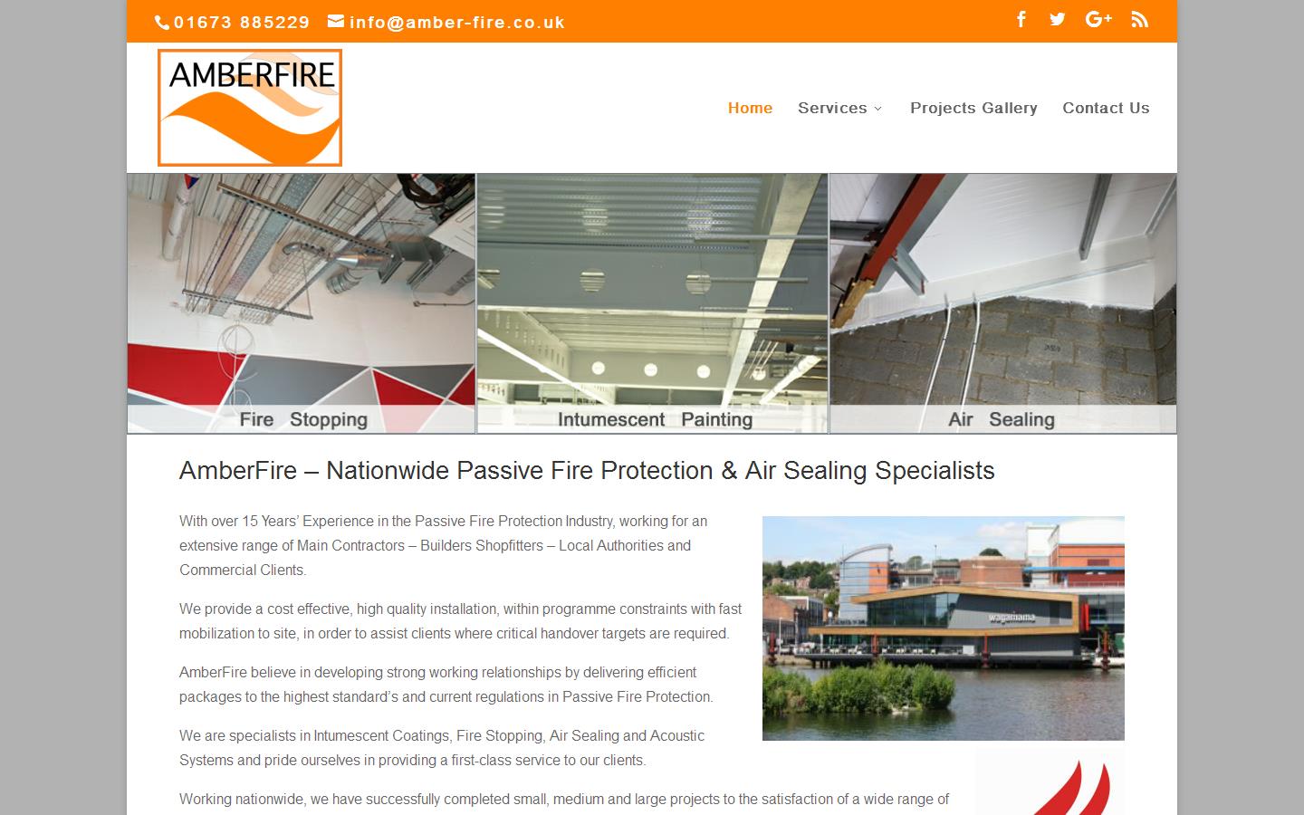 Amberfire Ltd Website