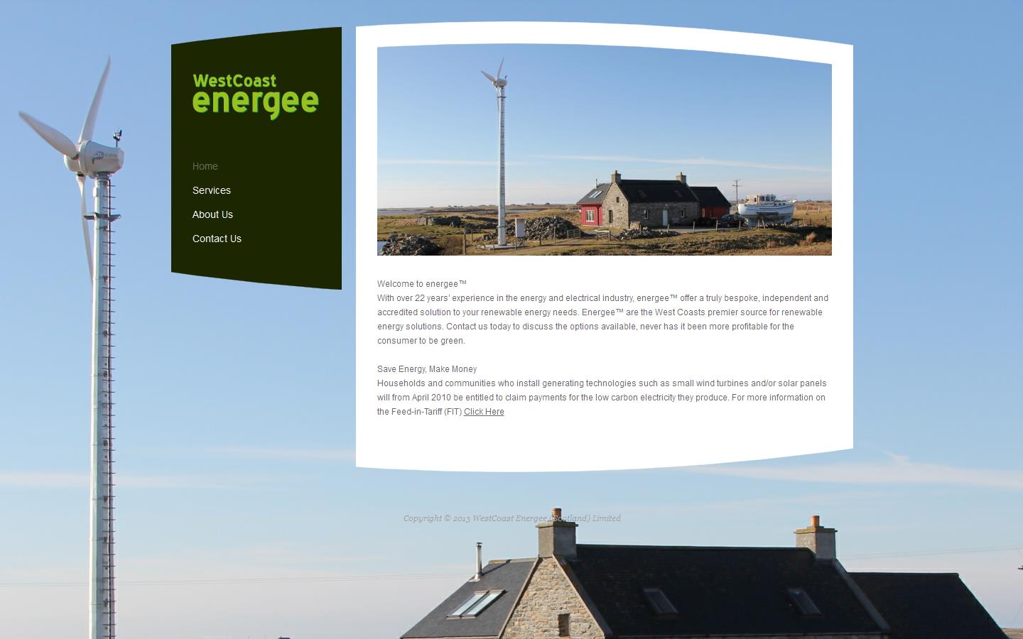 Energee Services Website