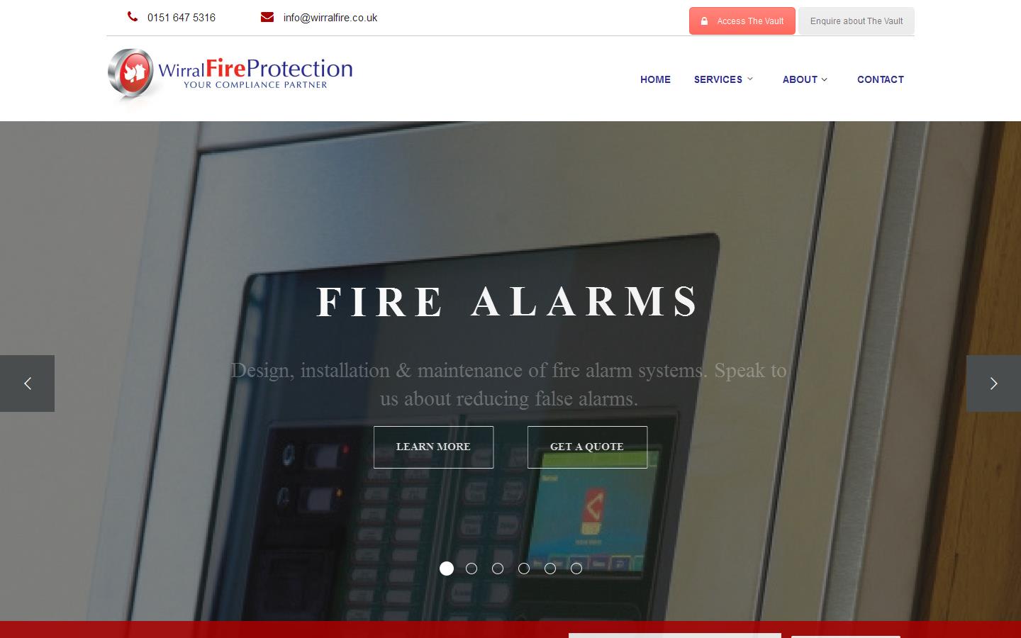 Wirral Fire Protection Ltd Website