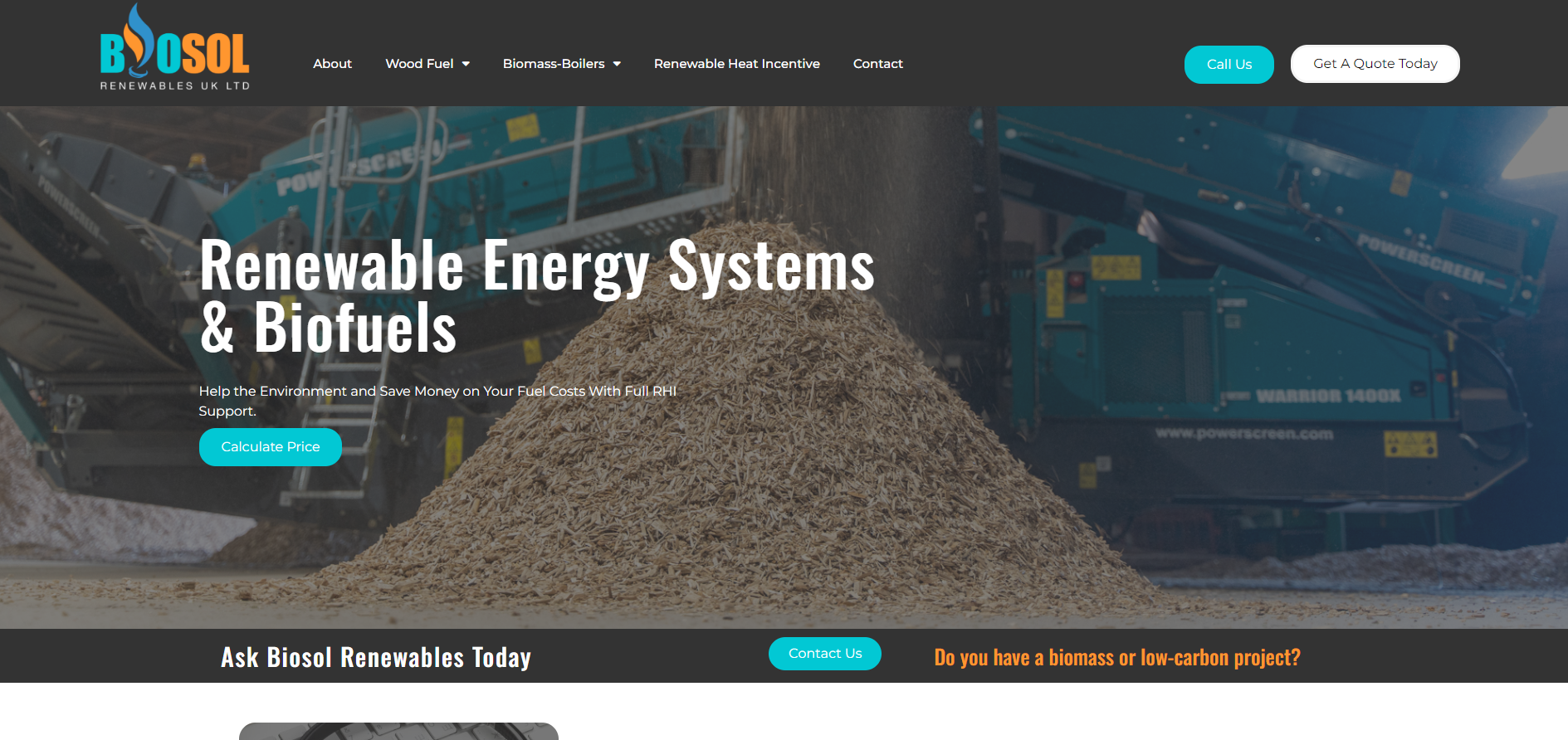 Biosol Renewables UK Ltd Website