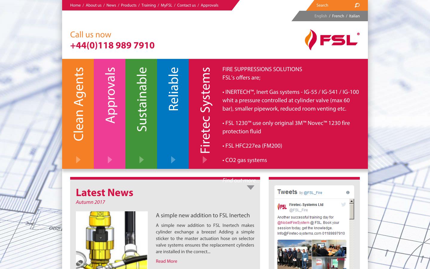 Firetec Systems Ltd Website