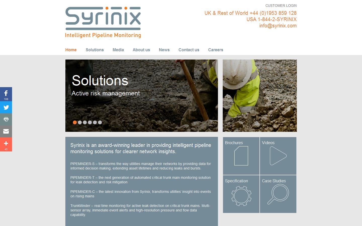 Syrinix Website