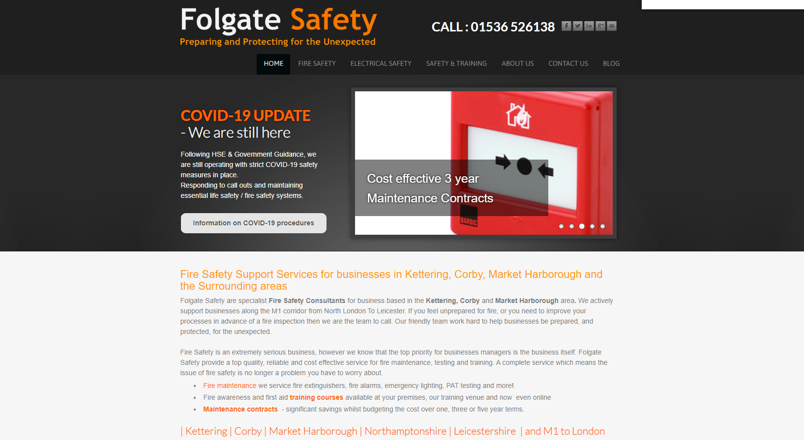Folgate Safety Website