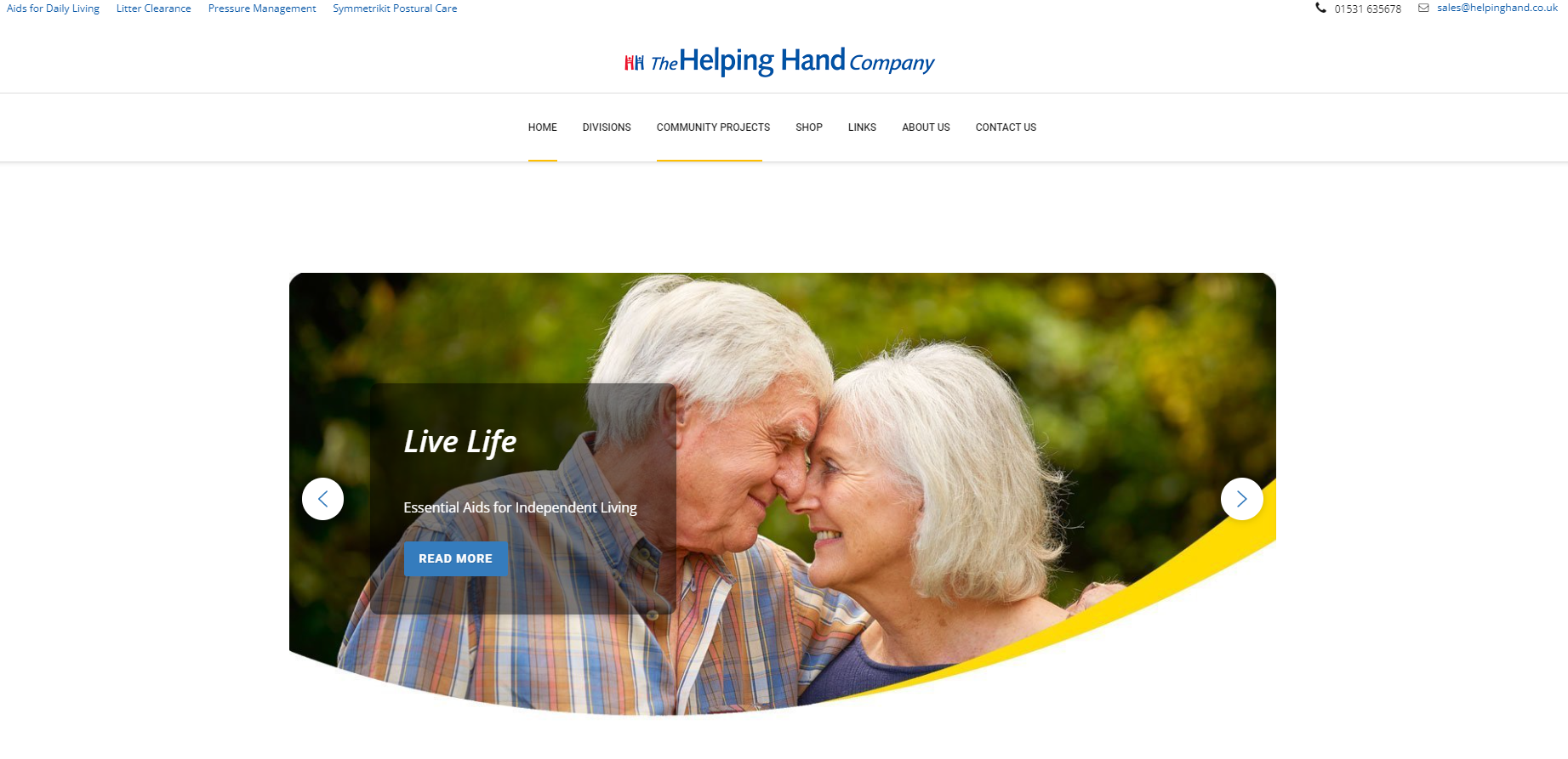 The Helping Hand Company Website