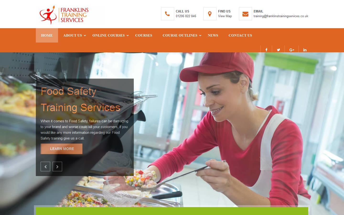 Franklins Training Services Website