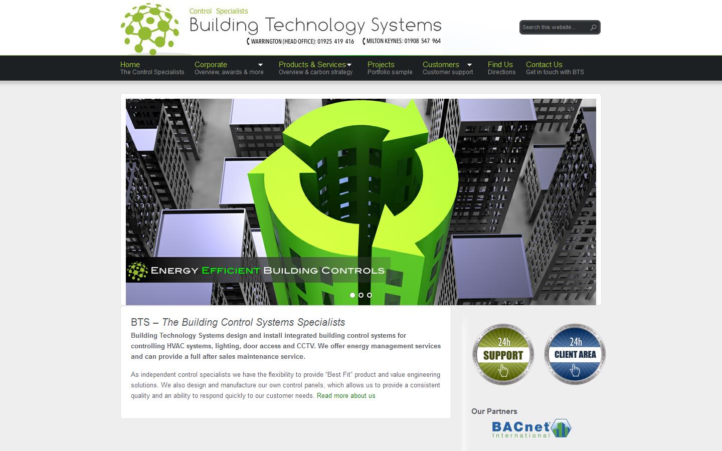 Building Technology Systems Website