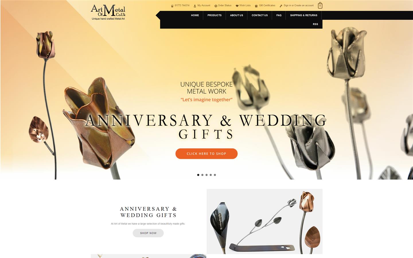 Art of Metal Website