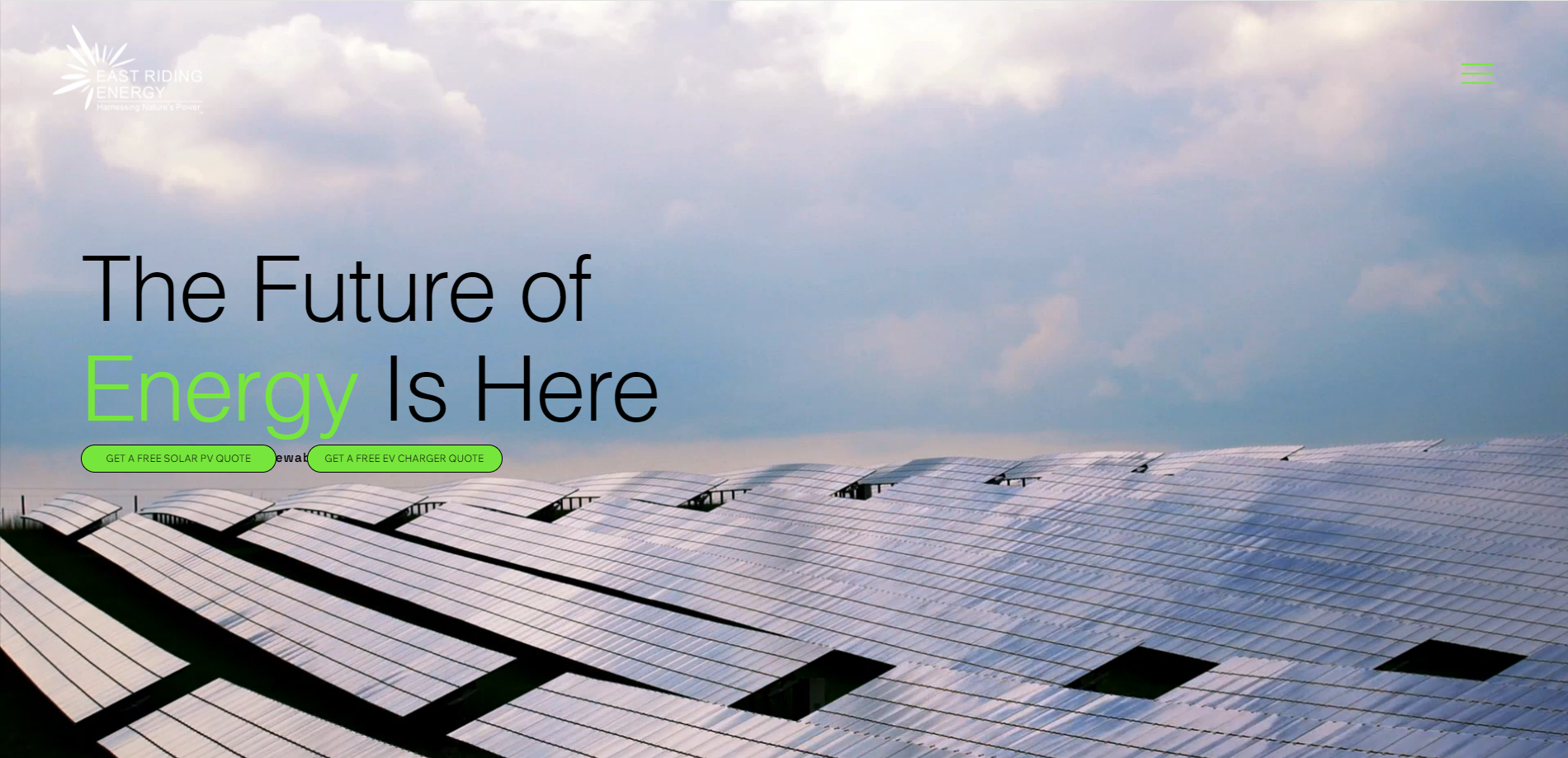 East Riding Energy Ltd Website