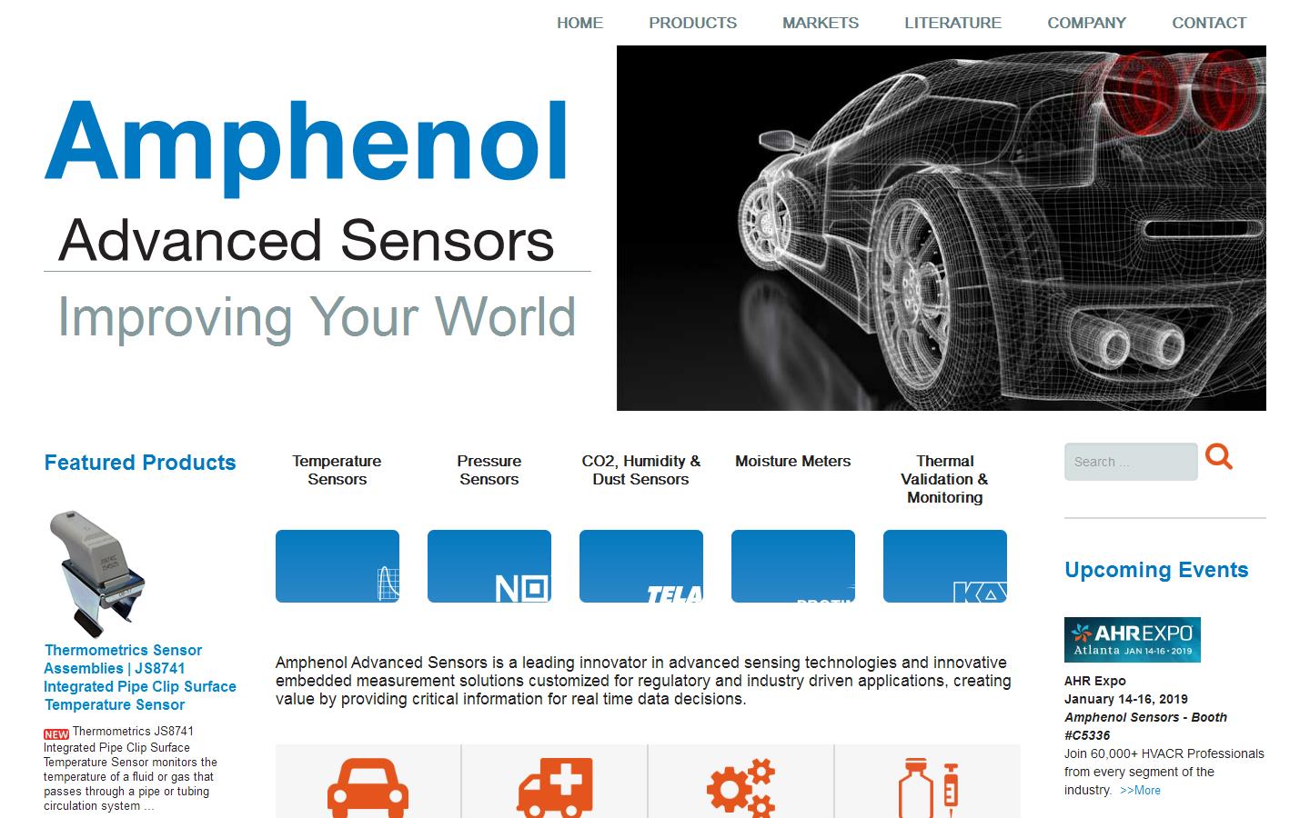 Amphenol Thermometrics UK Website