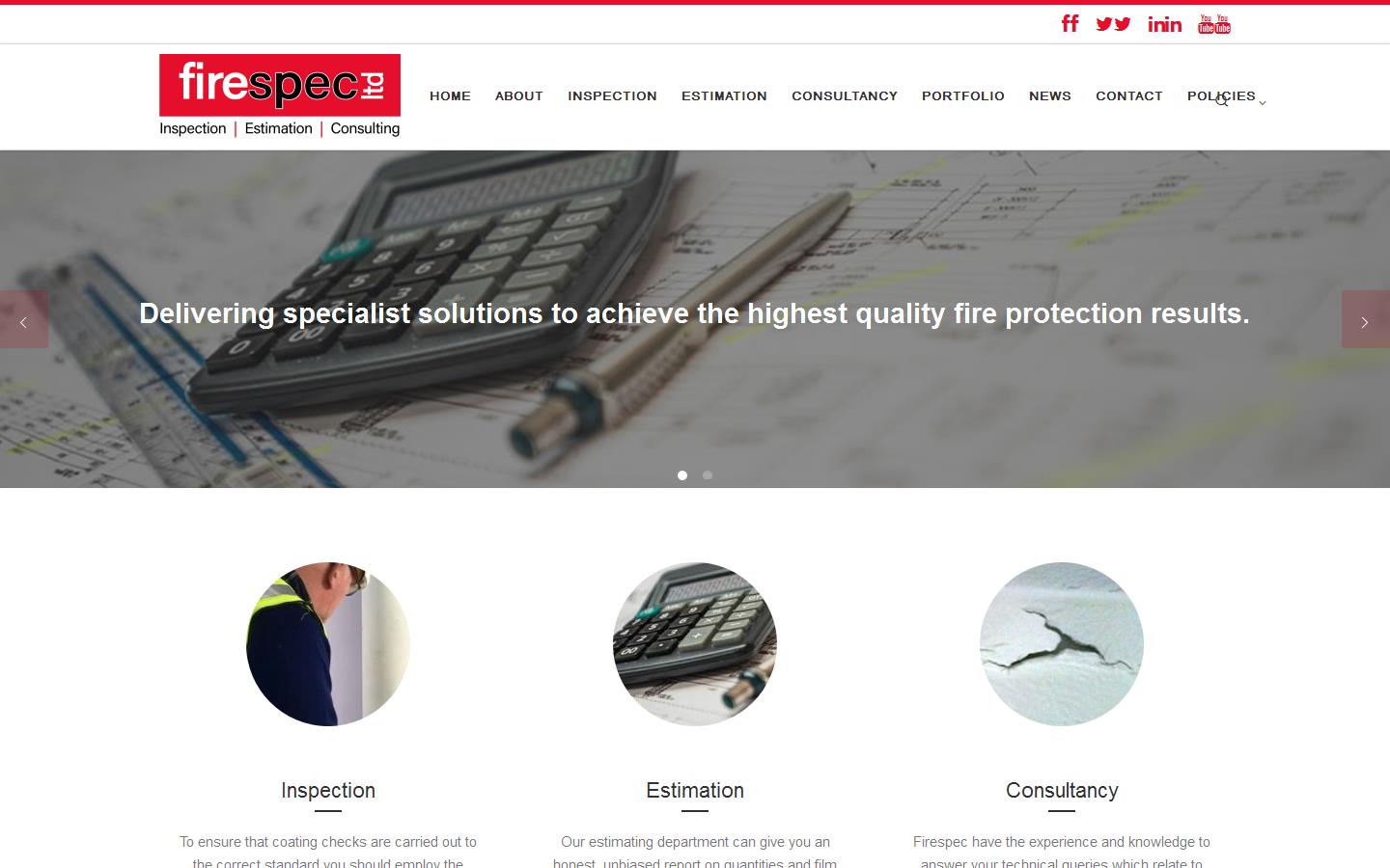 Firespec Ltd Website