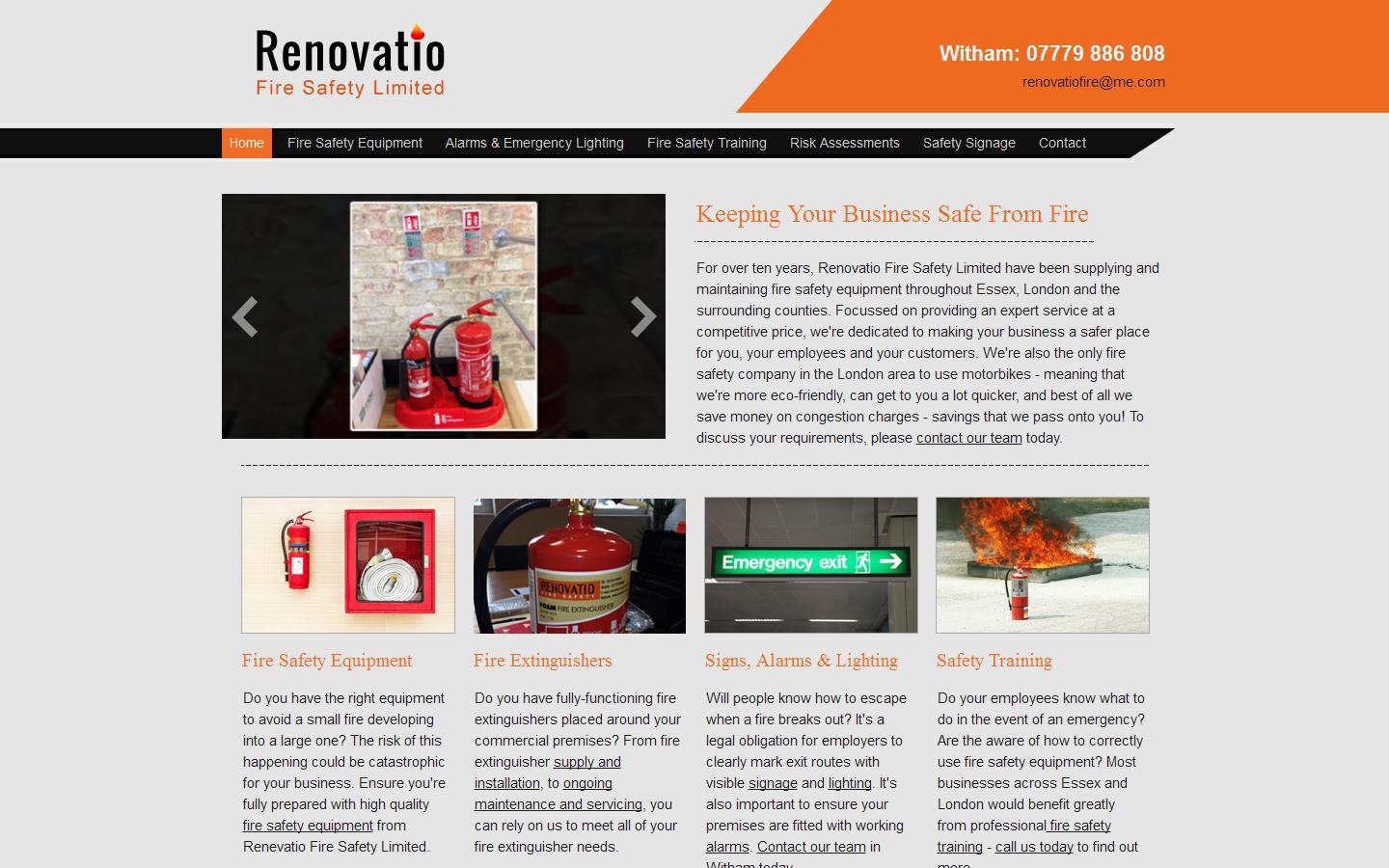 Renovatio Fire Safety Ltd Website