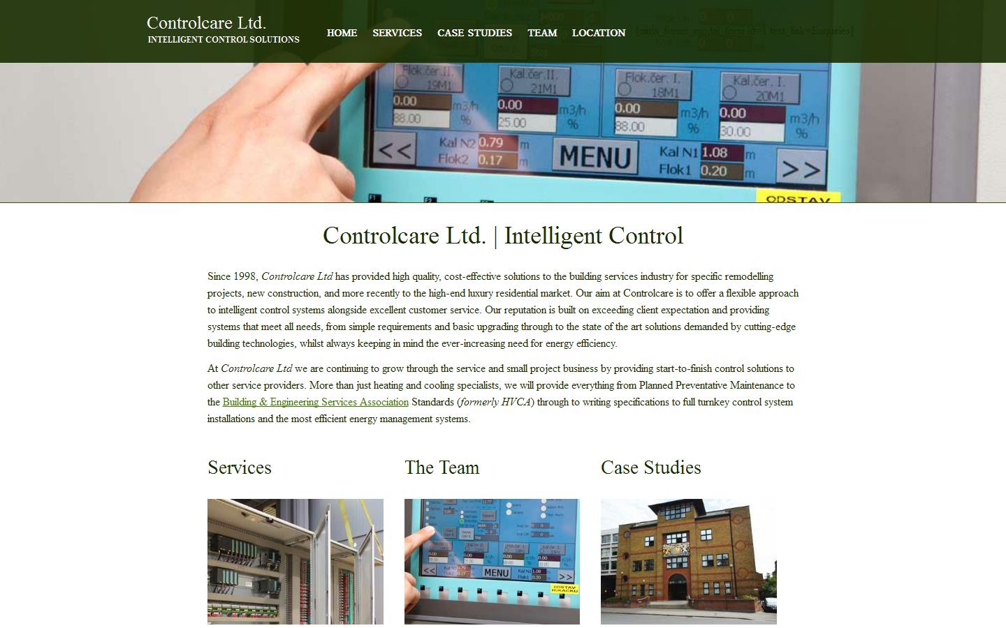 Controlcare Ltd Website