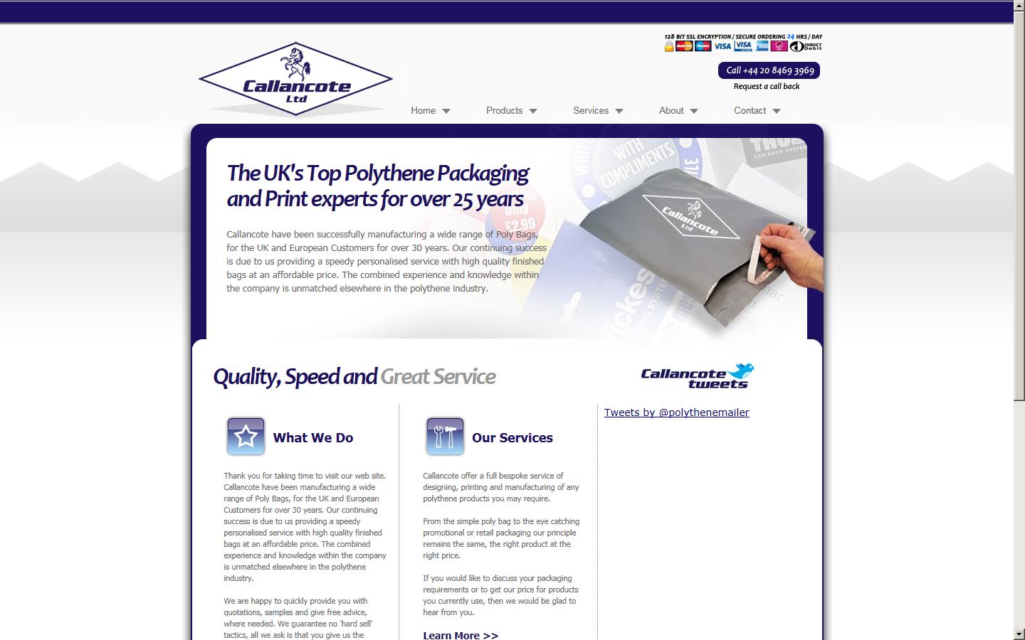 Callancote Ltd Website