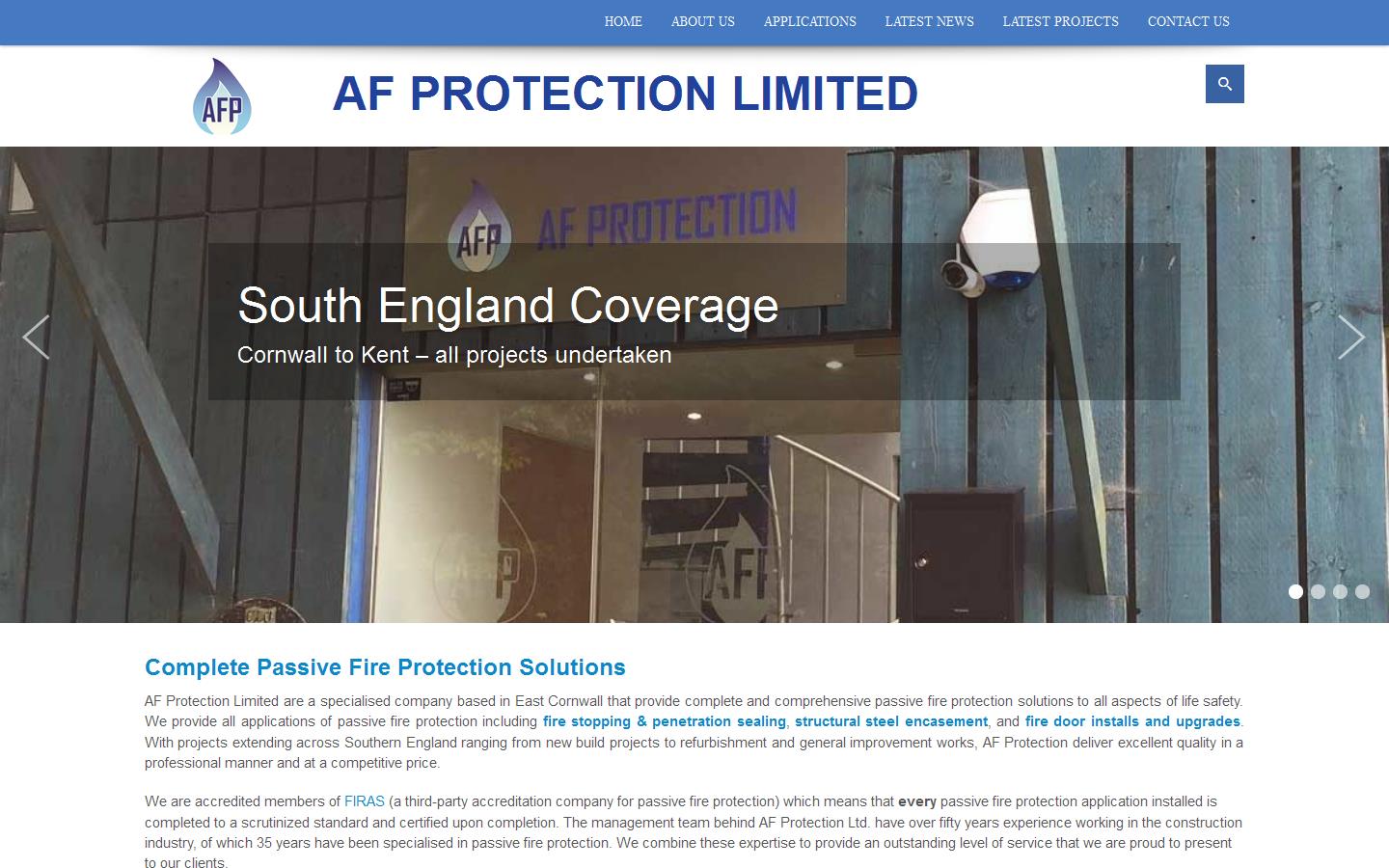 AF Protection Ltd Website