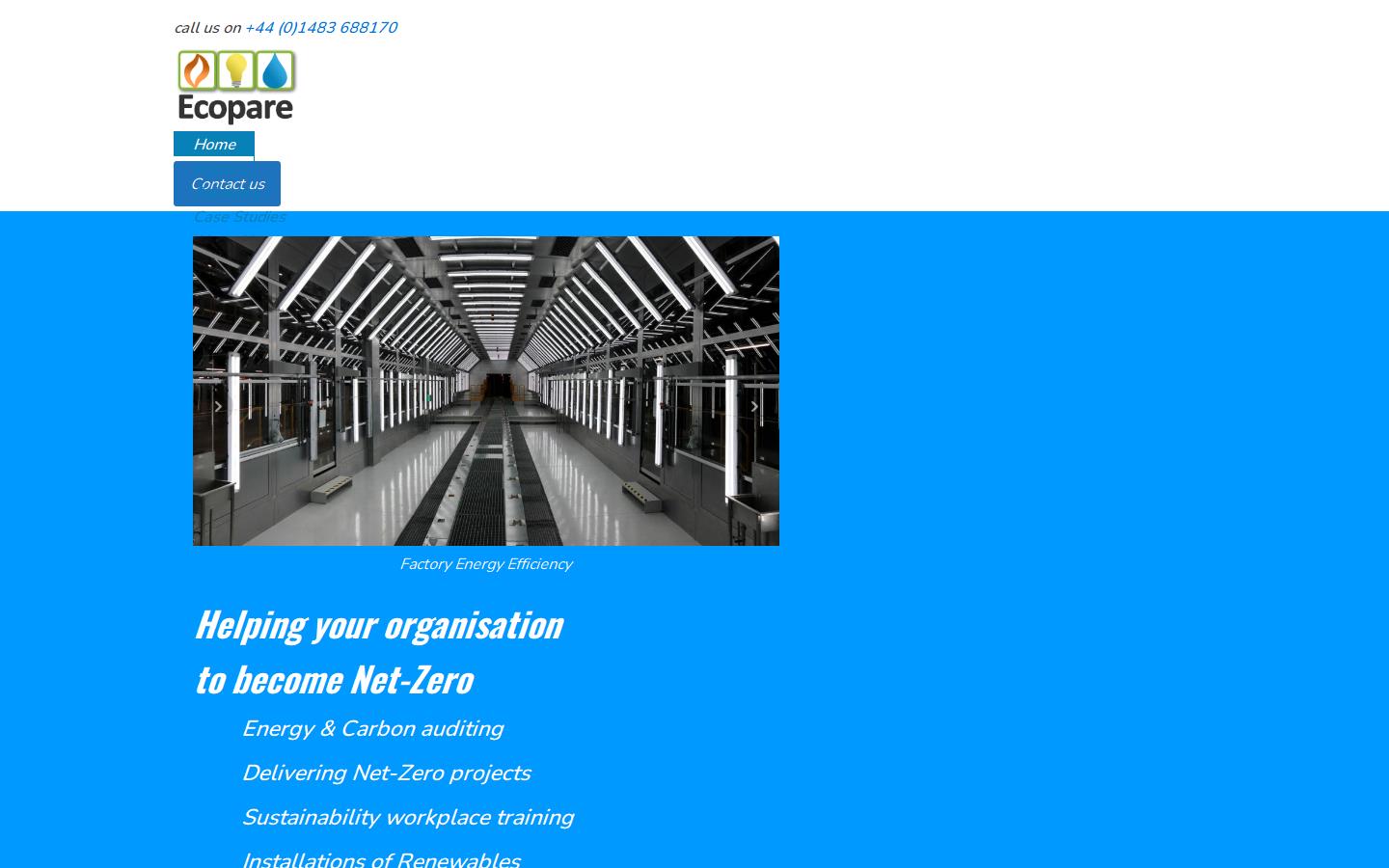 E C O Pare Ltd Website