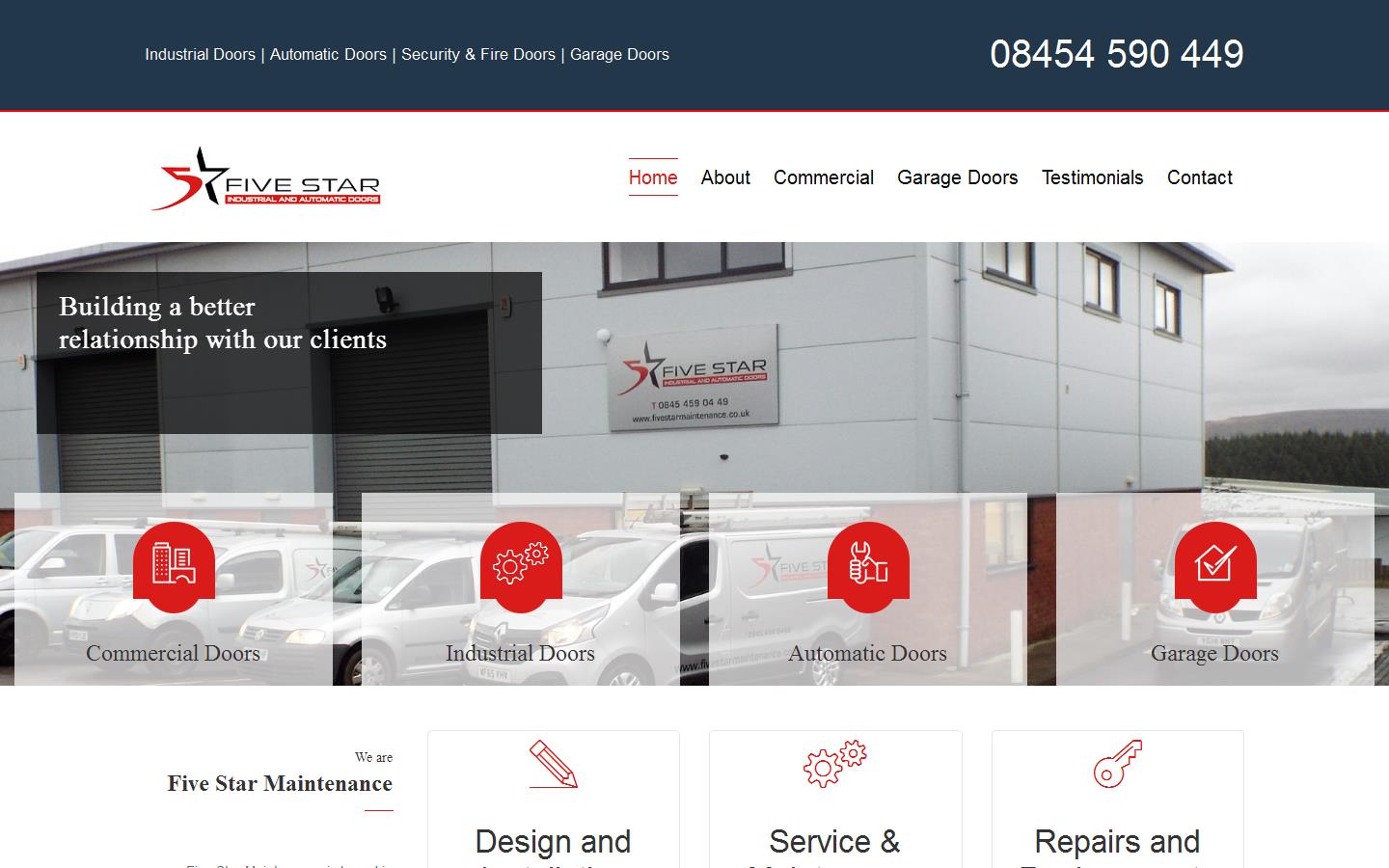 Five Star Maintenance Website