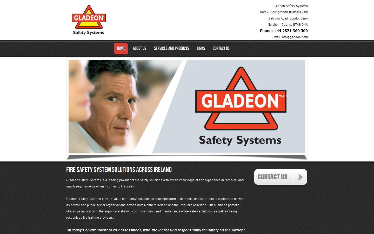 Gladeon Safety Systems Website