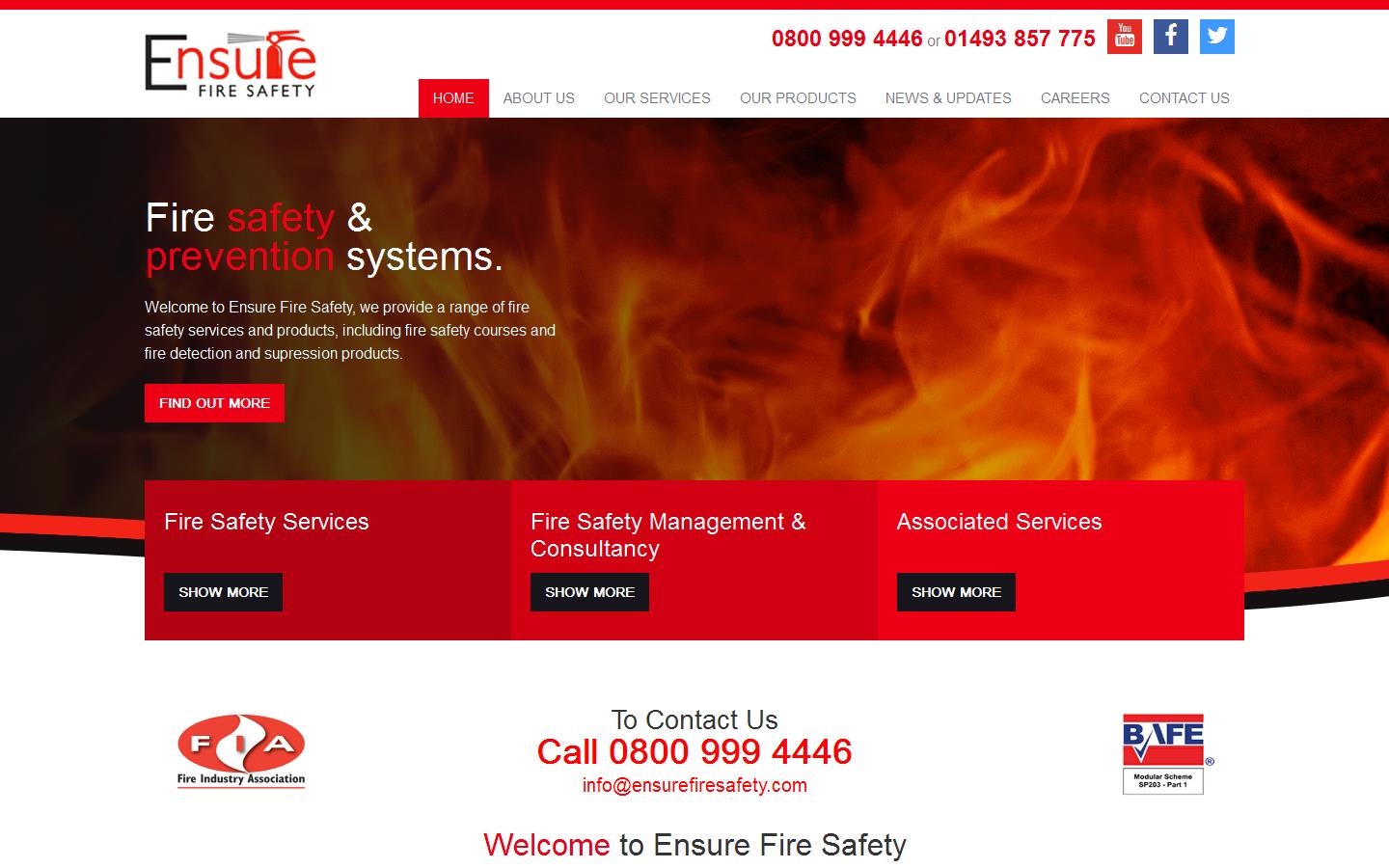 Ensure Fire Safety Website