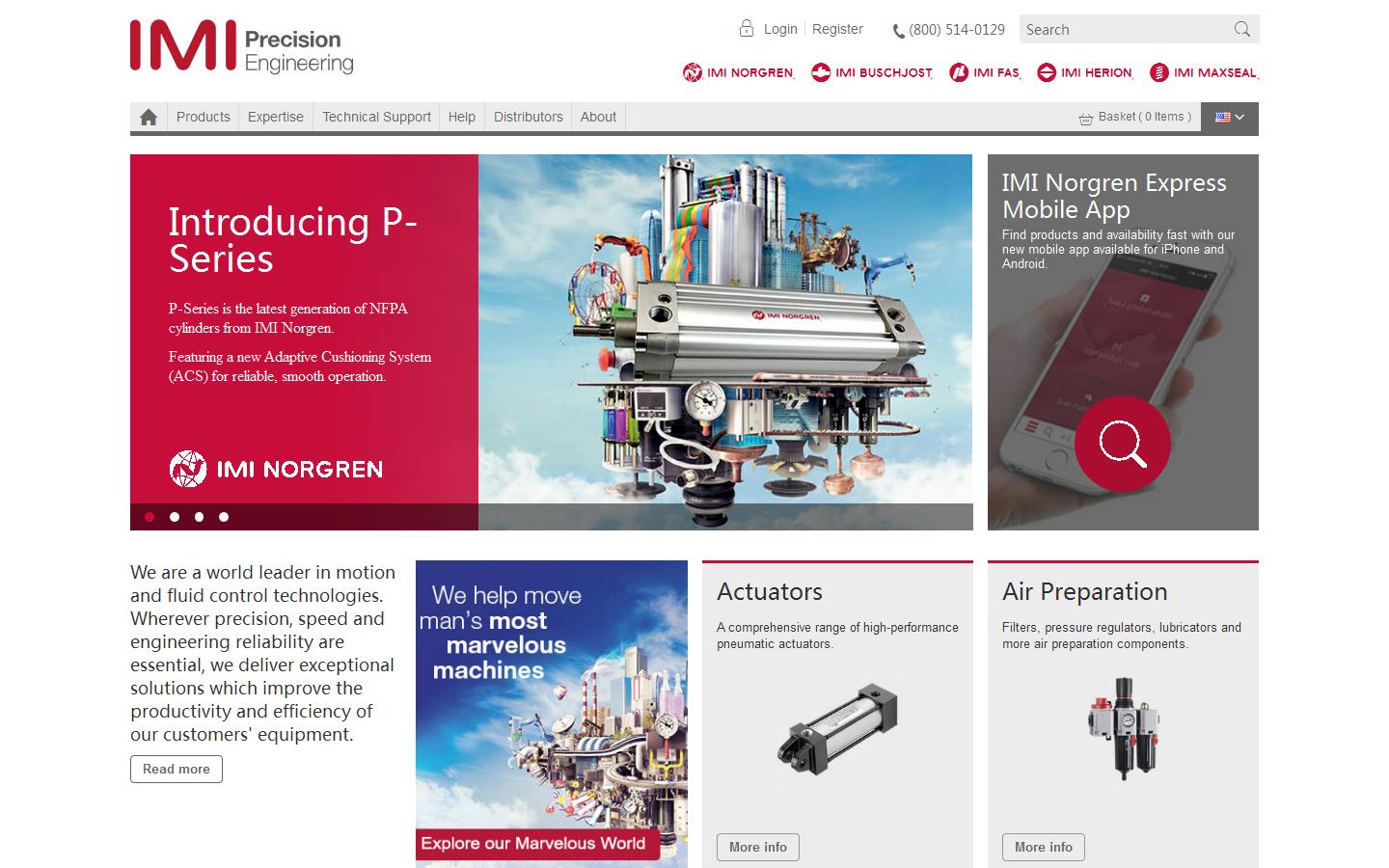 I M I Precision Engineering Website