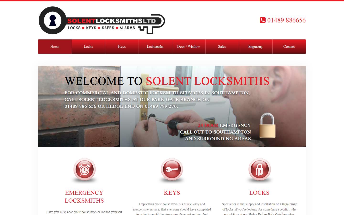 Solent Locksmiths Ltd Website