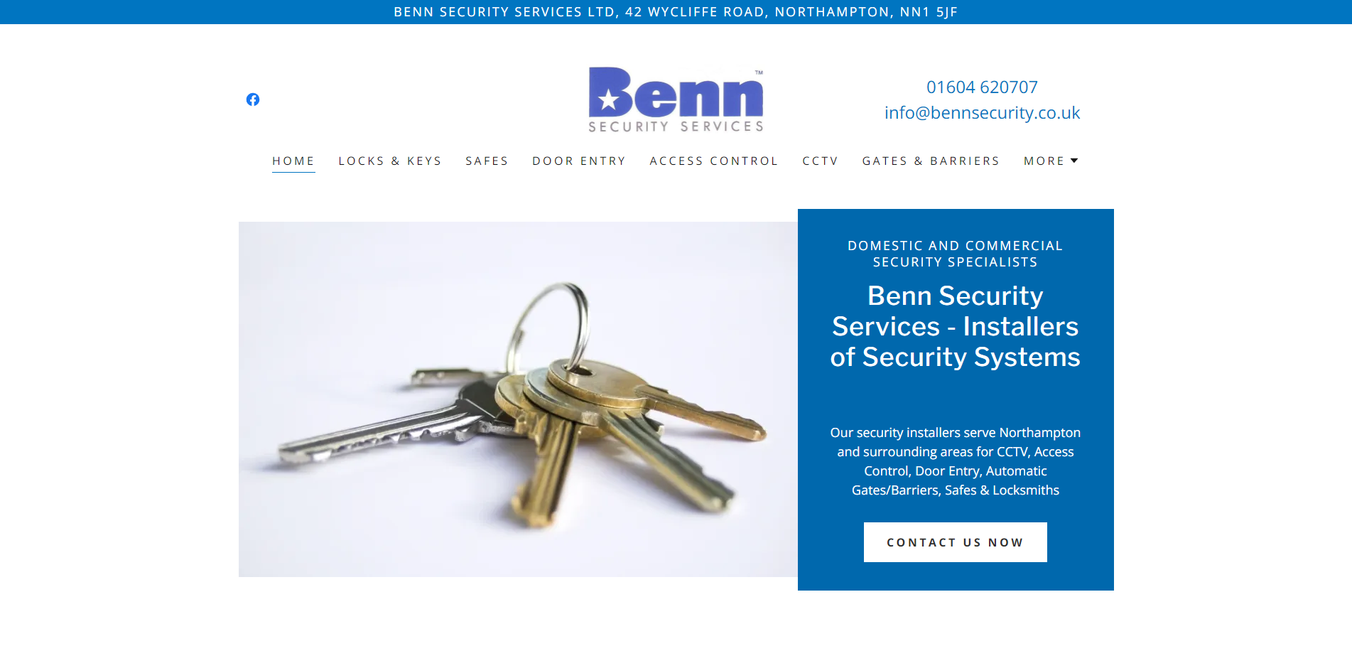 Benn Security Services Website