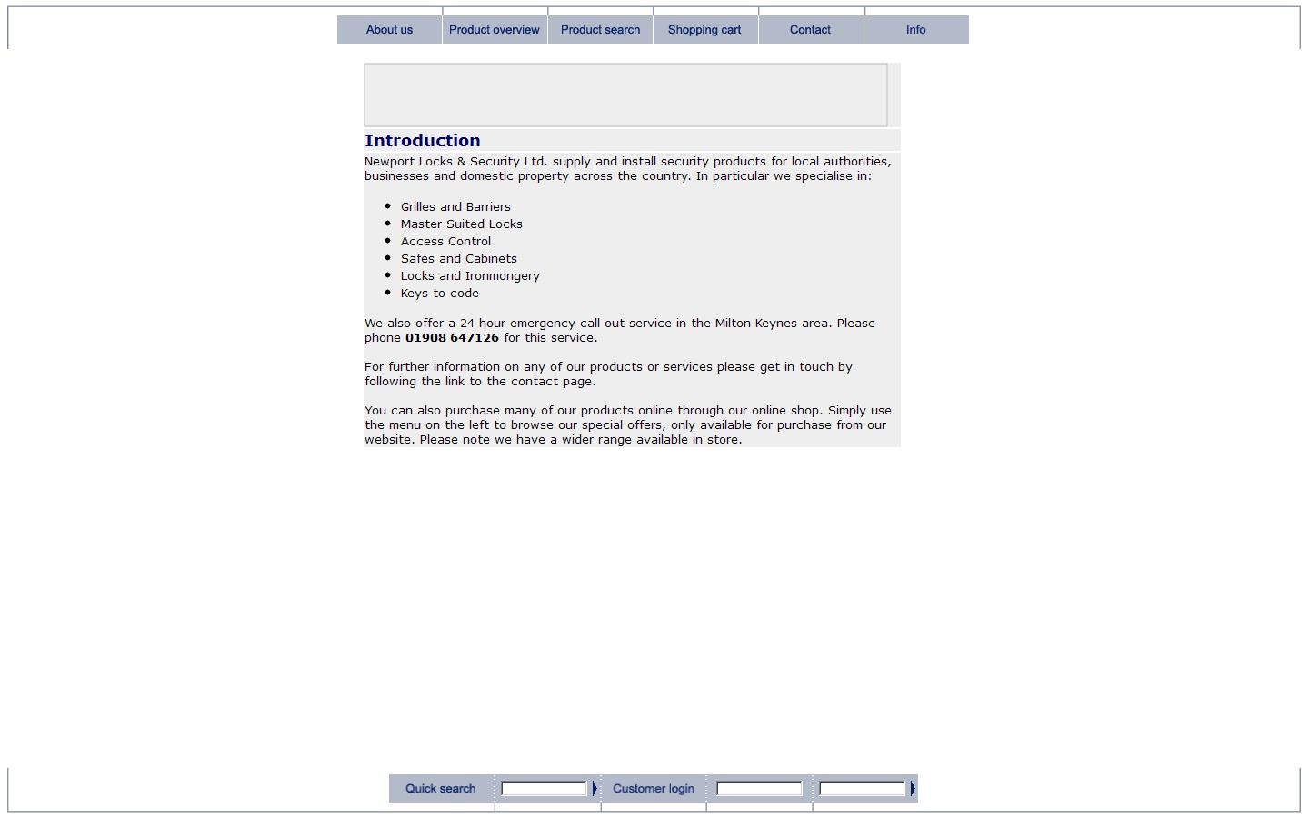 Newport Locks & Security Ltd Website