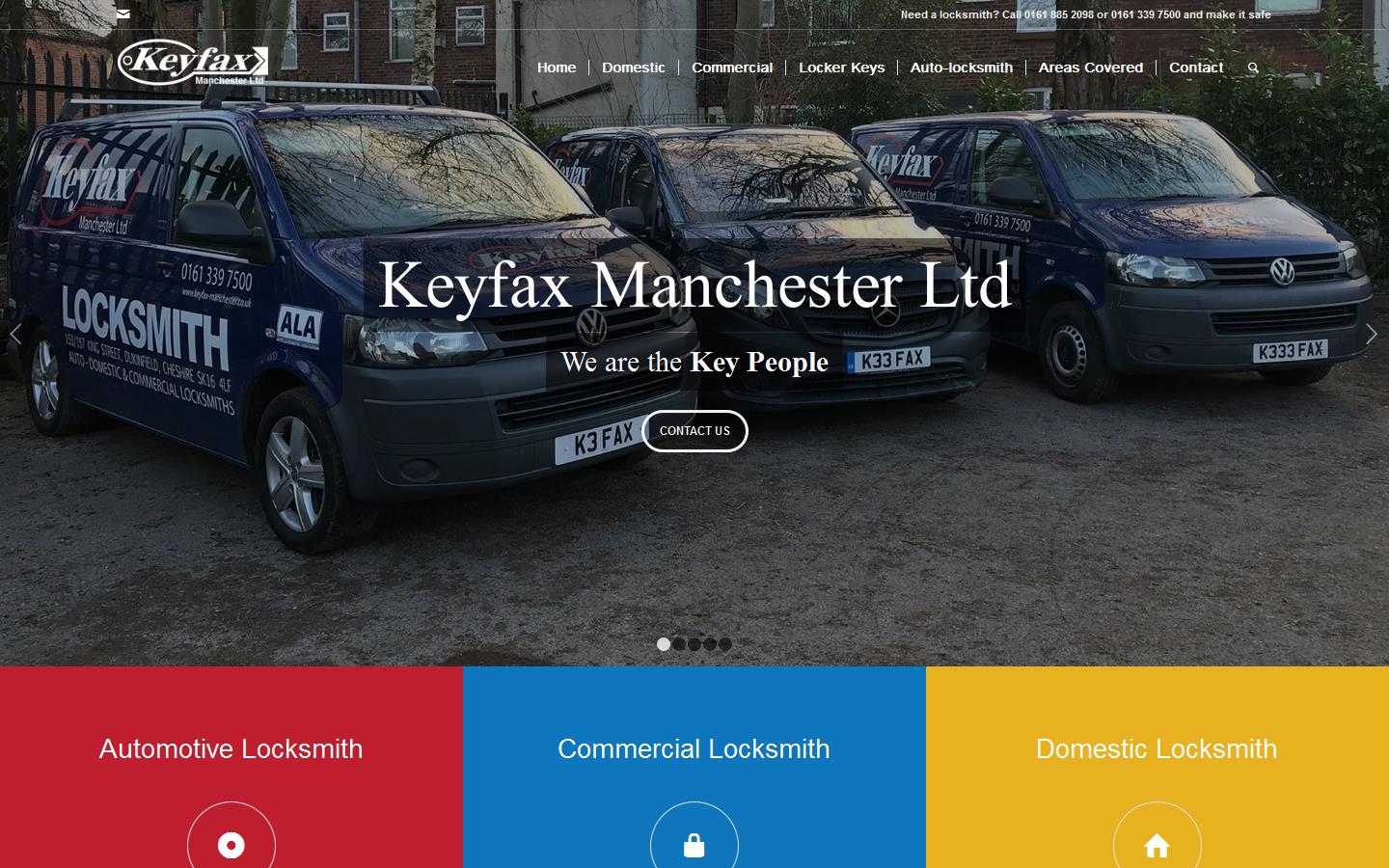 Keyfax Manchester Ltd Website