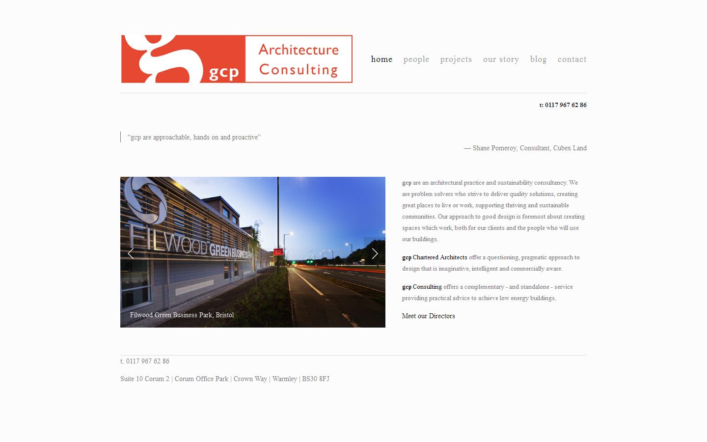 G C P Consulting Ltd Website