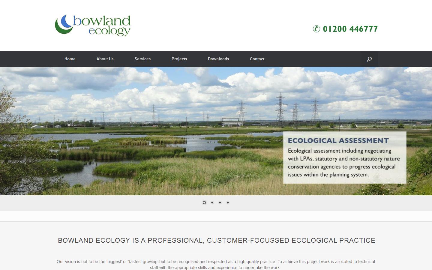 Bowland Ecology Ltd Website