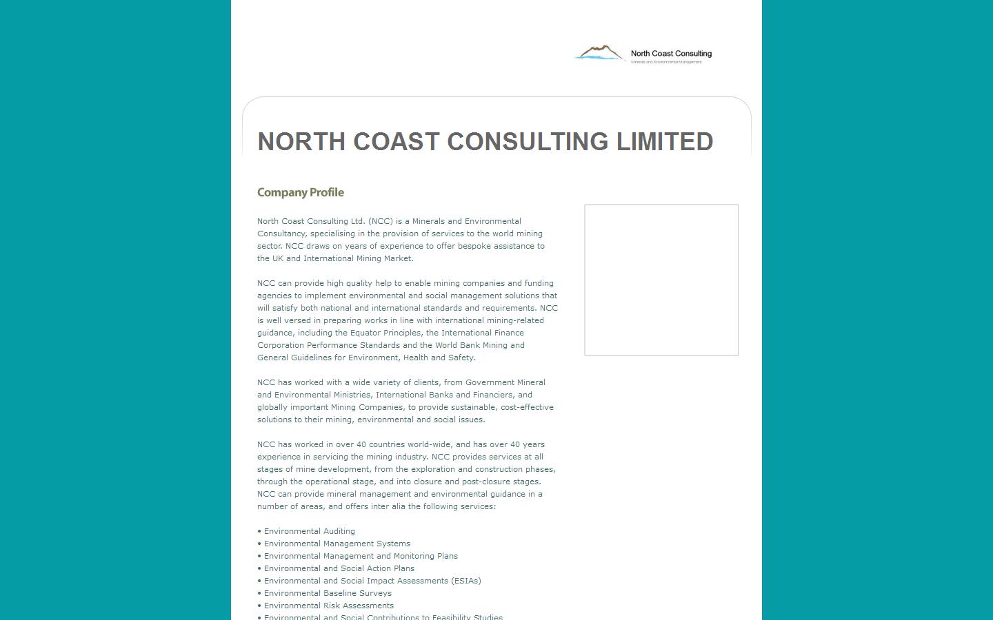North Coast Consulting Ltd Website