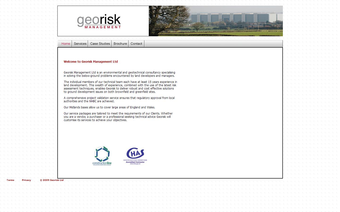 Georisk Management Ltd Website