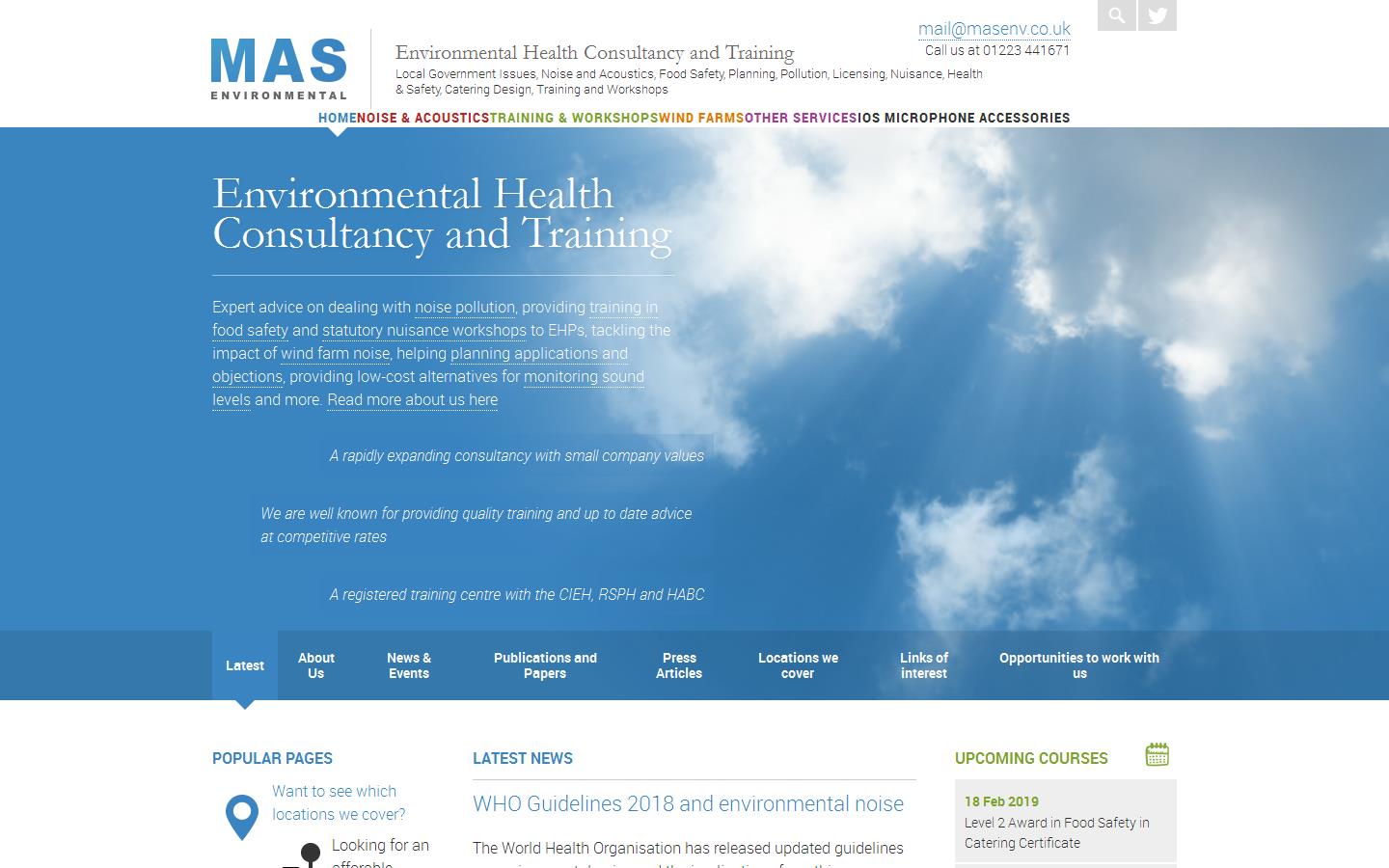 M A S Environmental Website
