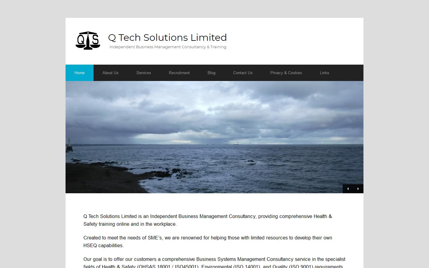 Q Tech Solutions Ltd Website