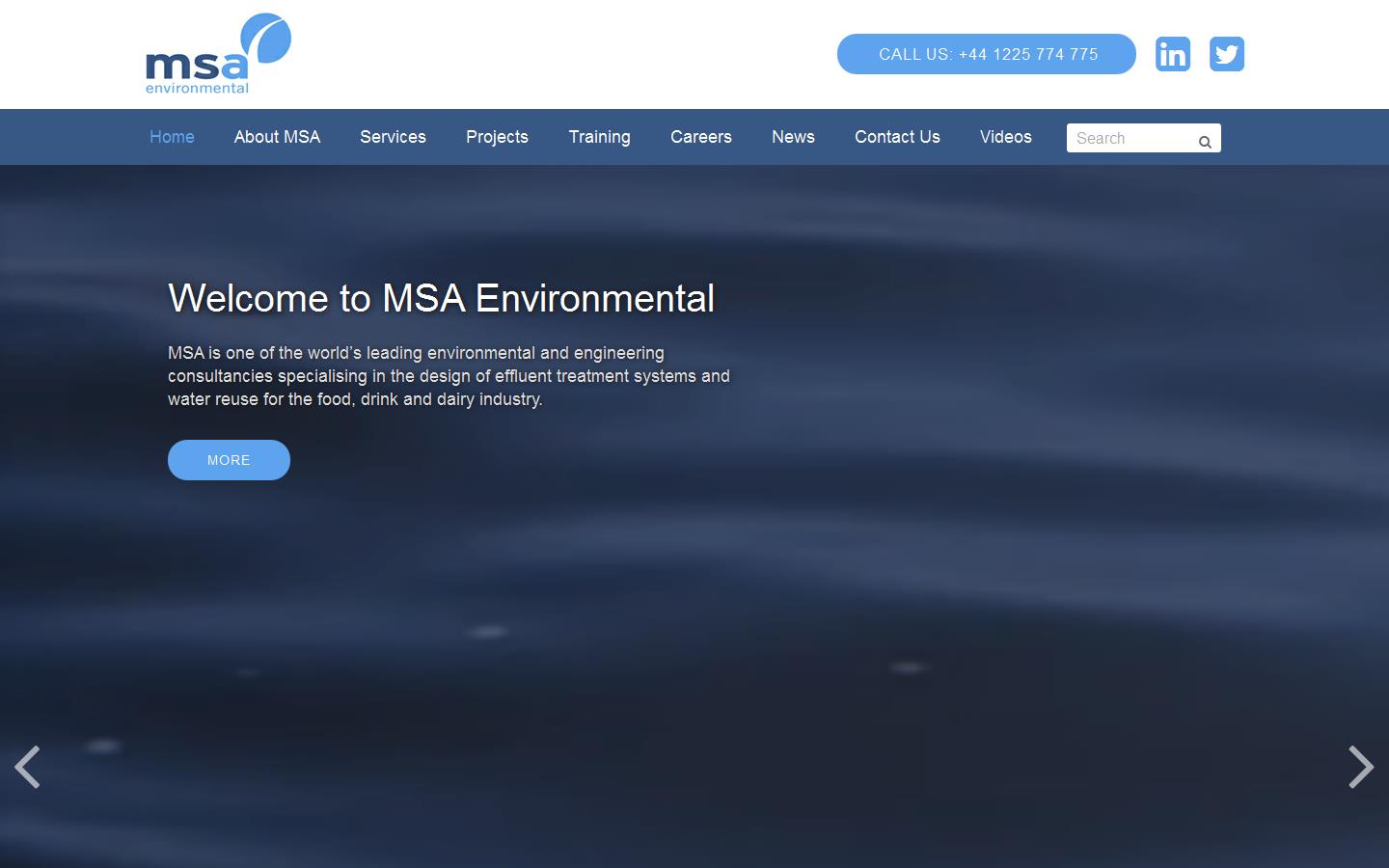 M S A Environmental Website