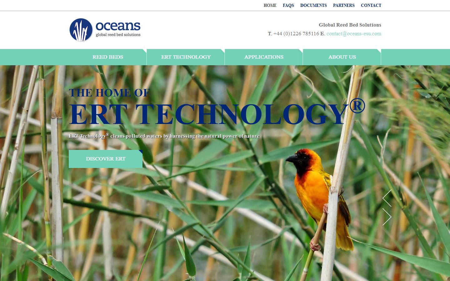 Oceans-esu Ltd Website