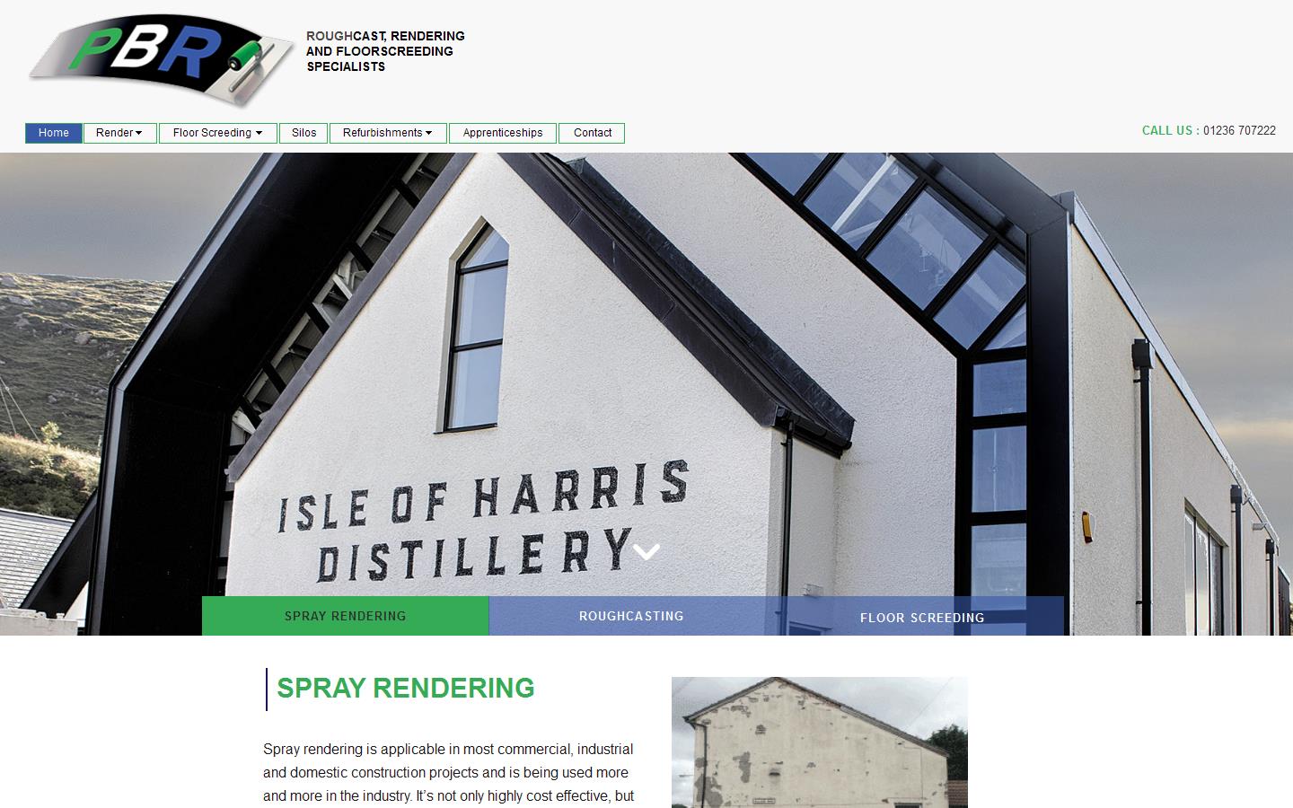 P B R Building Services Ltd Website