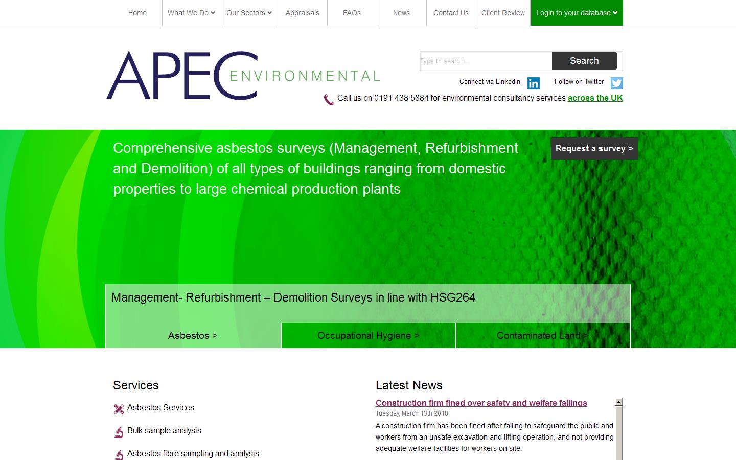 APEC Environmental Website