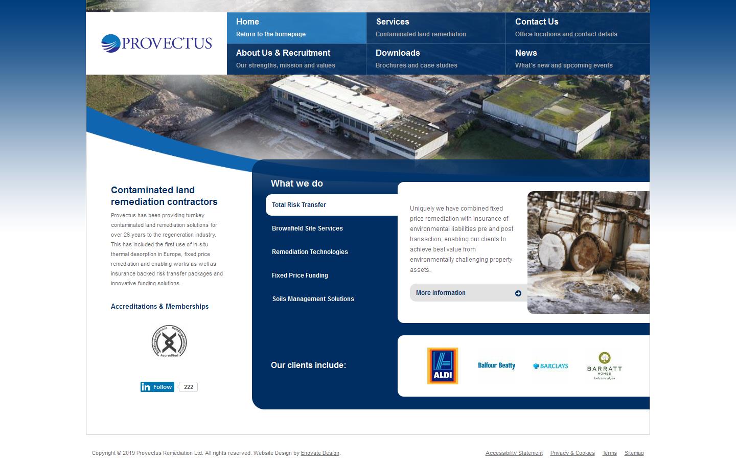 Provectus Remediation Website