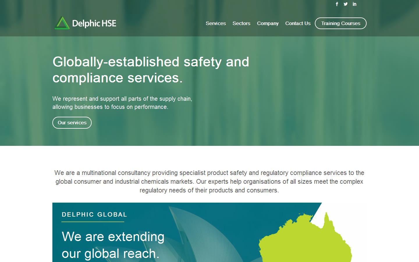Delphic H S E Solutions Ltd Website