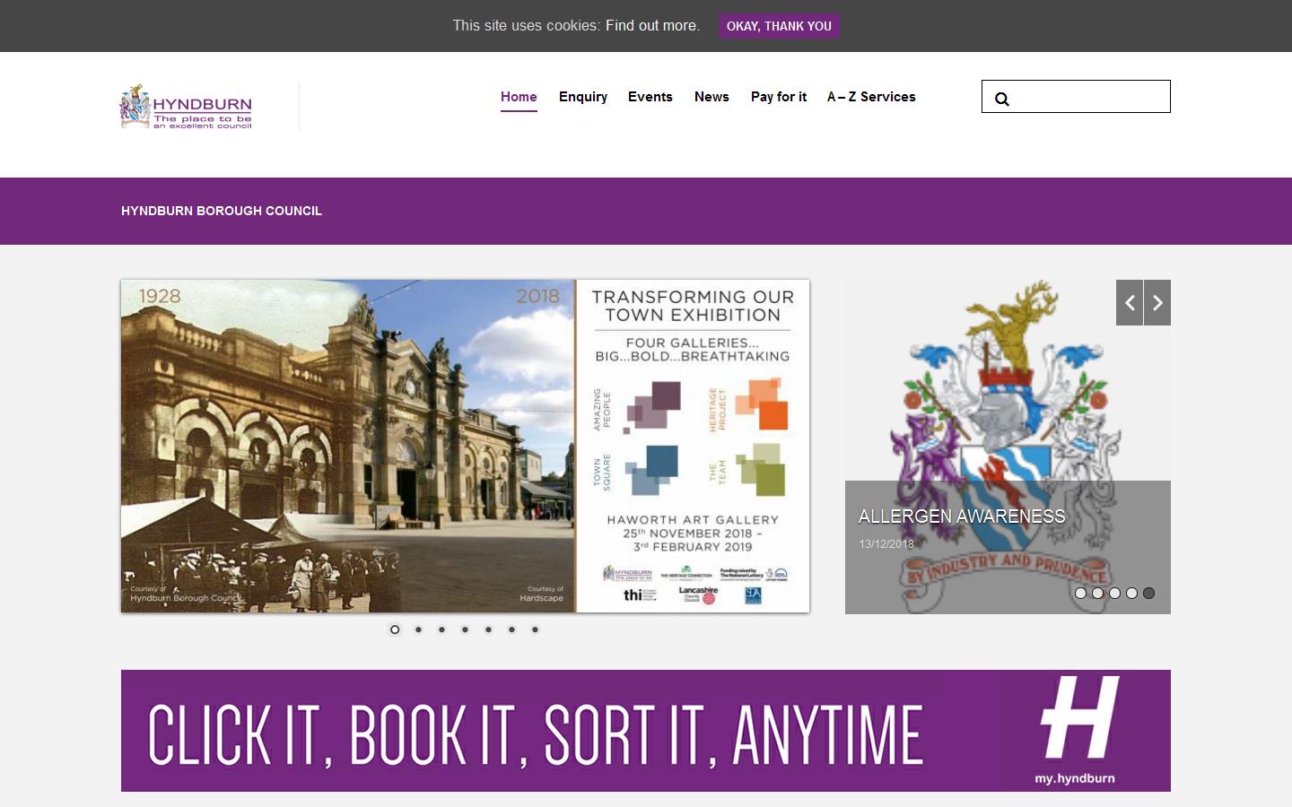 Hyndburn Borough Council Environmental Services Website