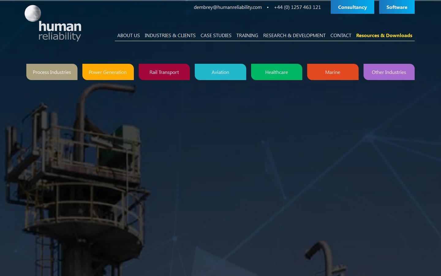 Human Reliability Associates Ltd Website