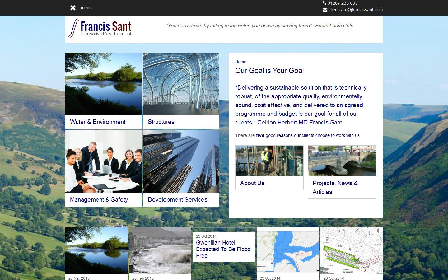Francis Sant Website