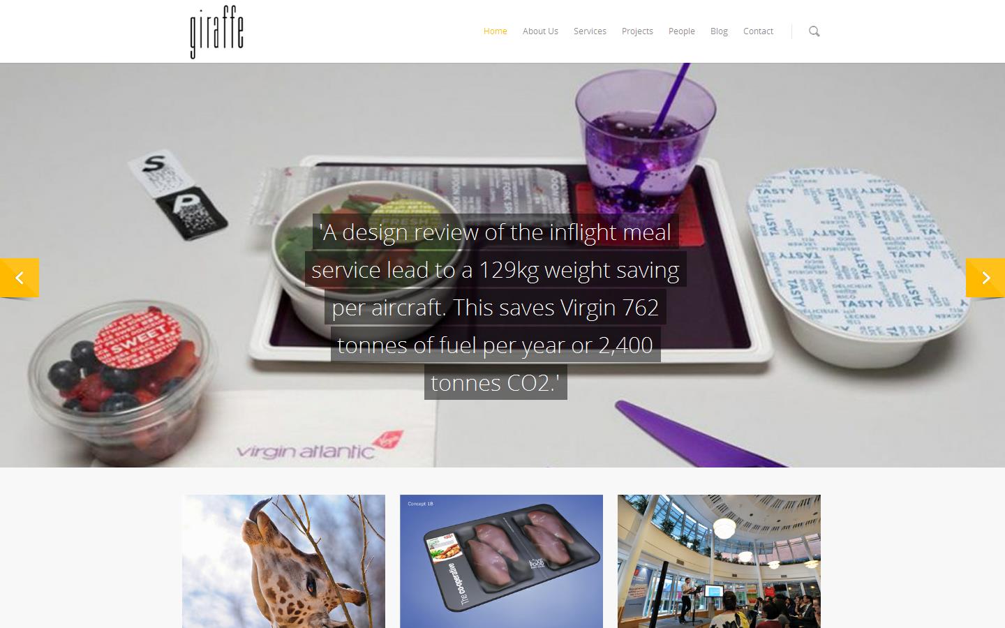 Giraffe Innovation Website