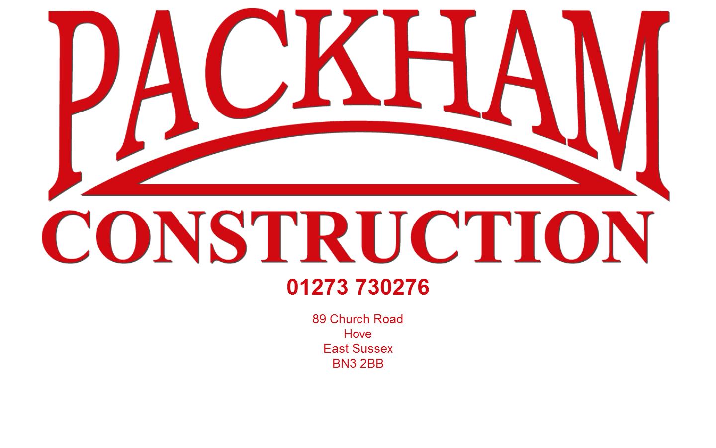 Packham Construction Ltd Website