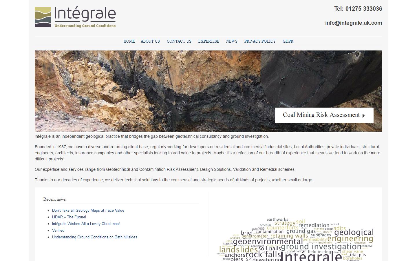 Integrale Ltd Website