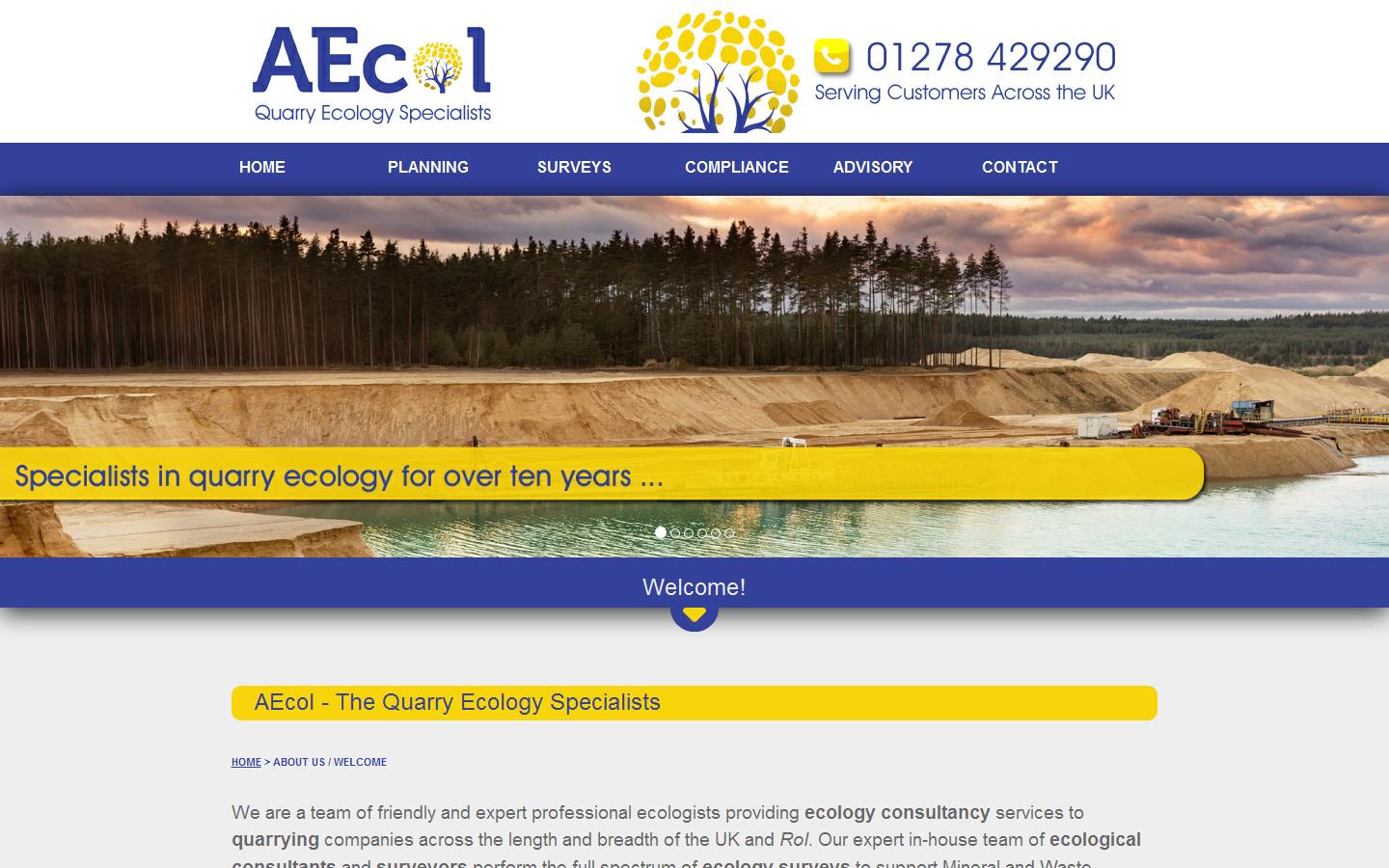 Andrews Ecology Ltd Website
