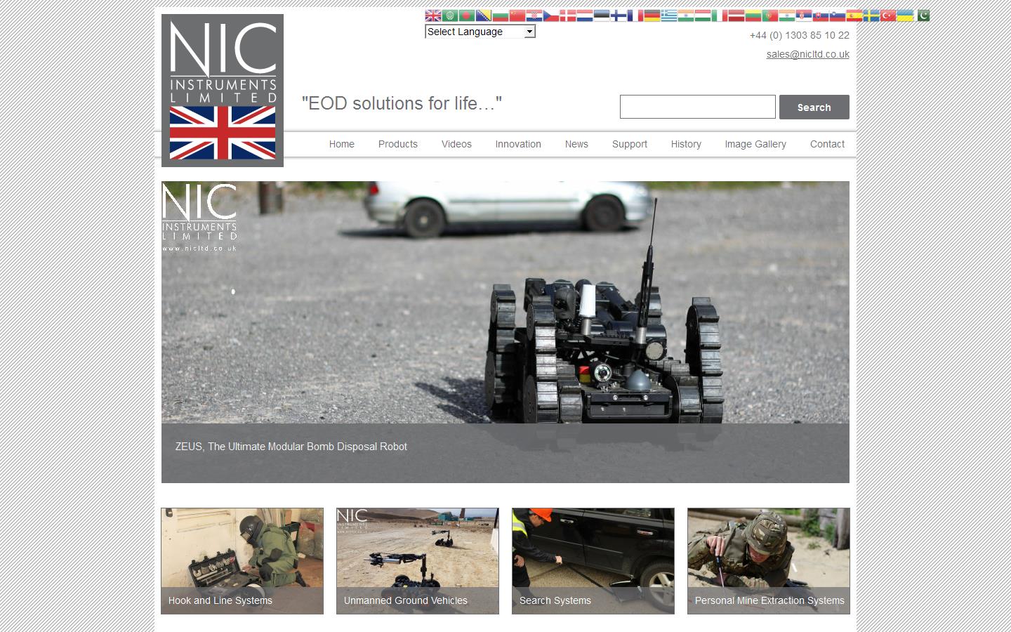 NIC Instruments Ltd Website