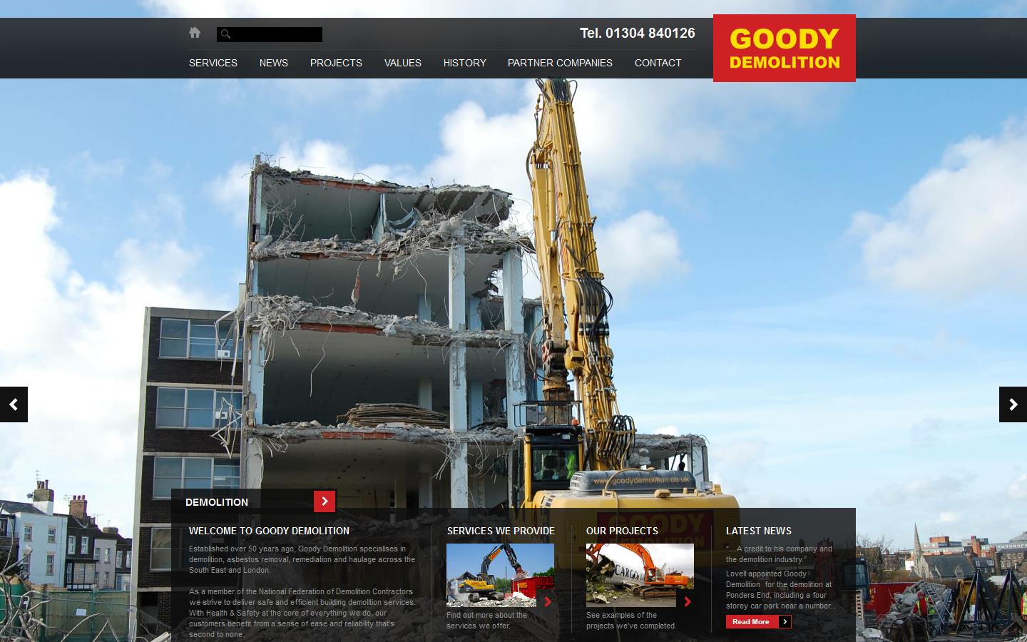 Goody Demolition Website