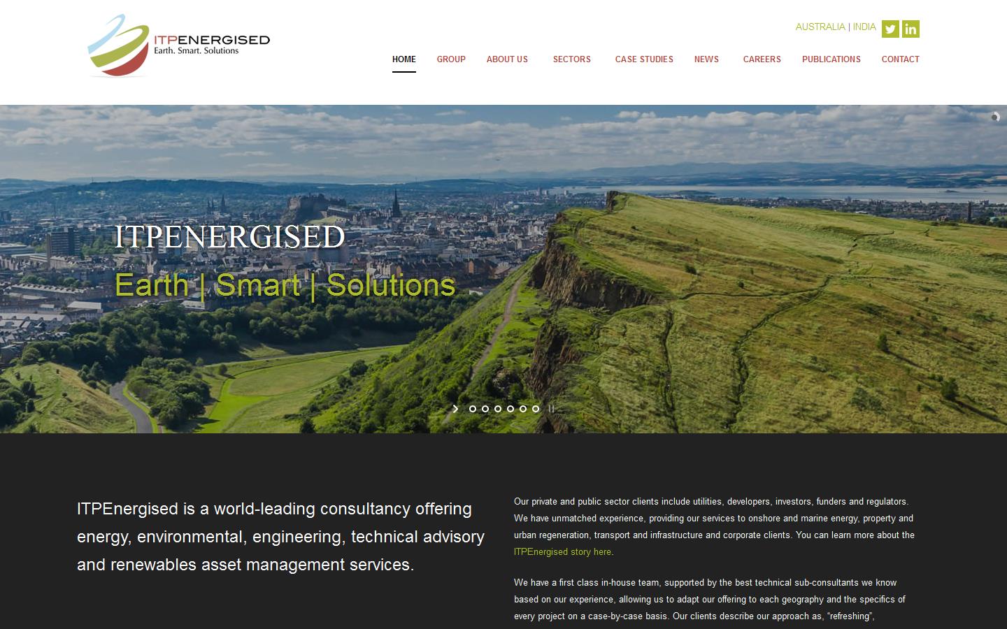Energised Environments Ltd Website